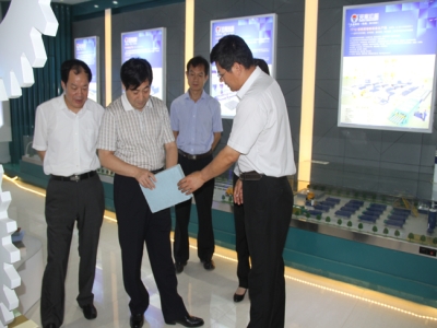 兗州區(qū)副區(qū)長劉曉林一行蒞臨天意機械指導工作！